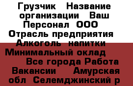 Грузчик › Название организации ­ Ваш Персонал, ООО › Отрасль предприятия ­ Алкоголь, напитки › Минимальный оклад ­ 17 000 - Все города Работа » Вакансии   . Амурская обл.,Селемджинский р-н